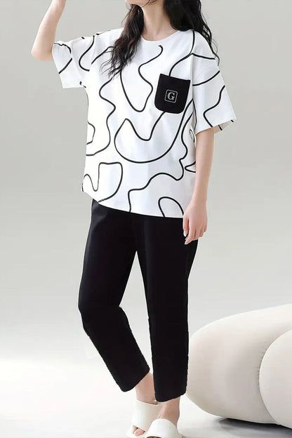 Lining Half Sleeves Track Suit