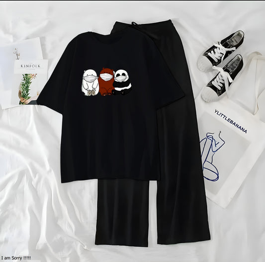 3 Panda Casual Night Wear