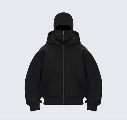 Balaclava Ninja Hoodie for Men – Black
