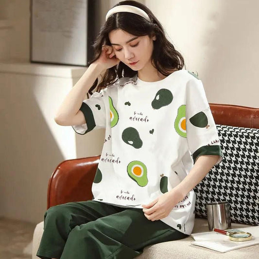 Avocado Printed Night Wear for Women & Girl
